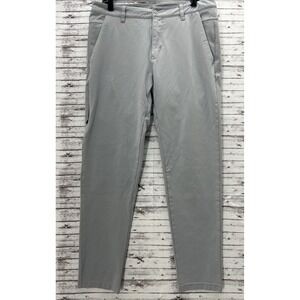 BYLT Everyday Pant 2.0 Gray Casual Comfort Stretch Mens Size L (34x30) Athletic